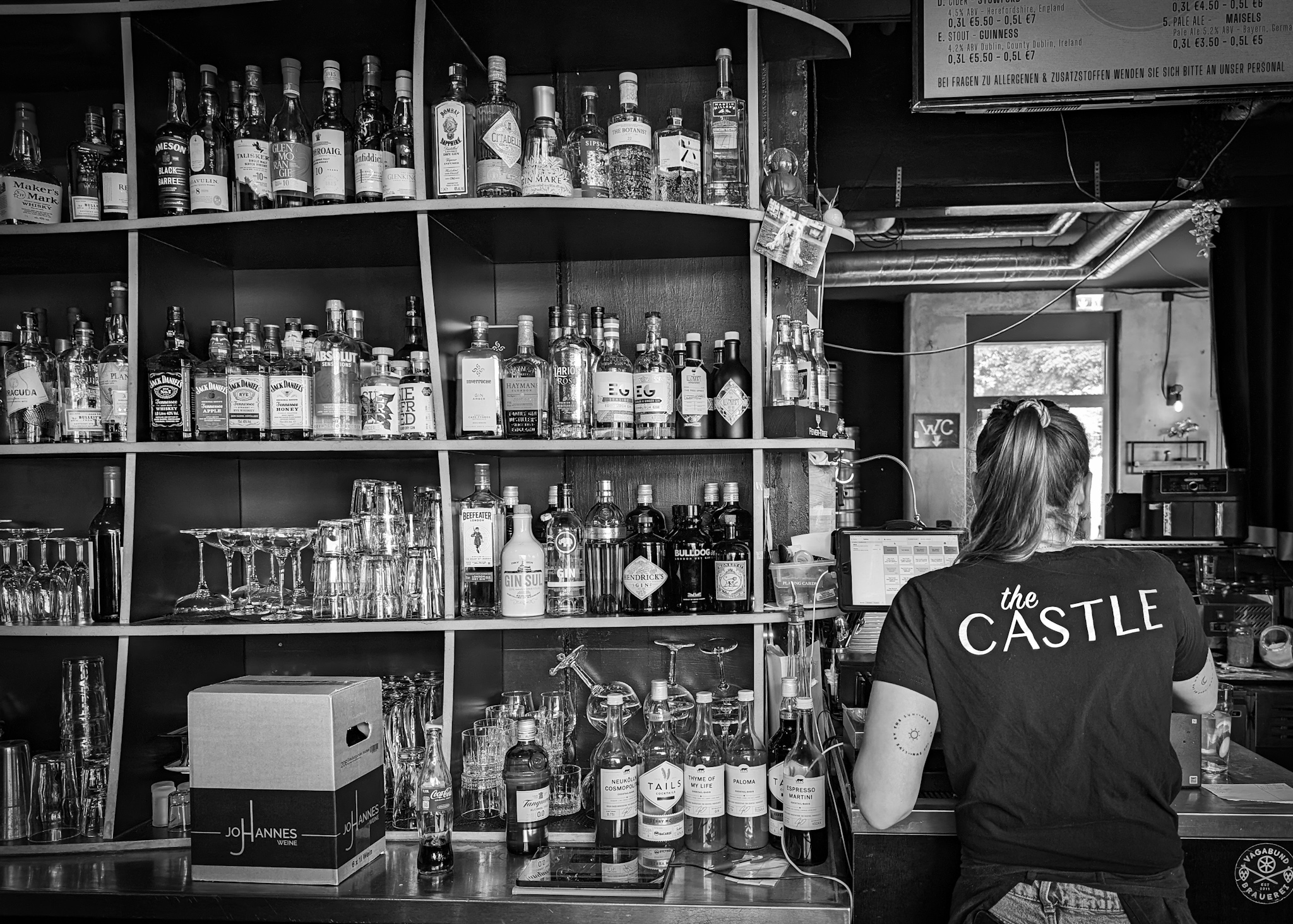 Inside The CASTLE bar interior
