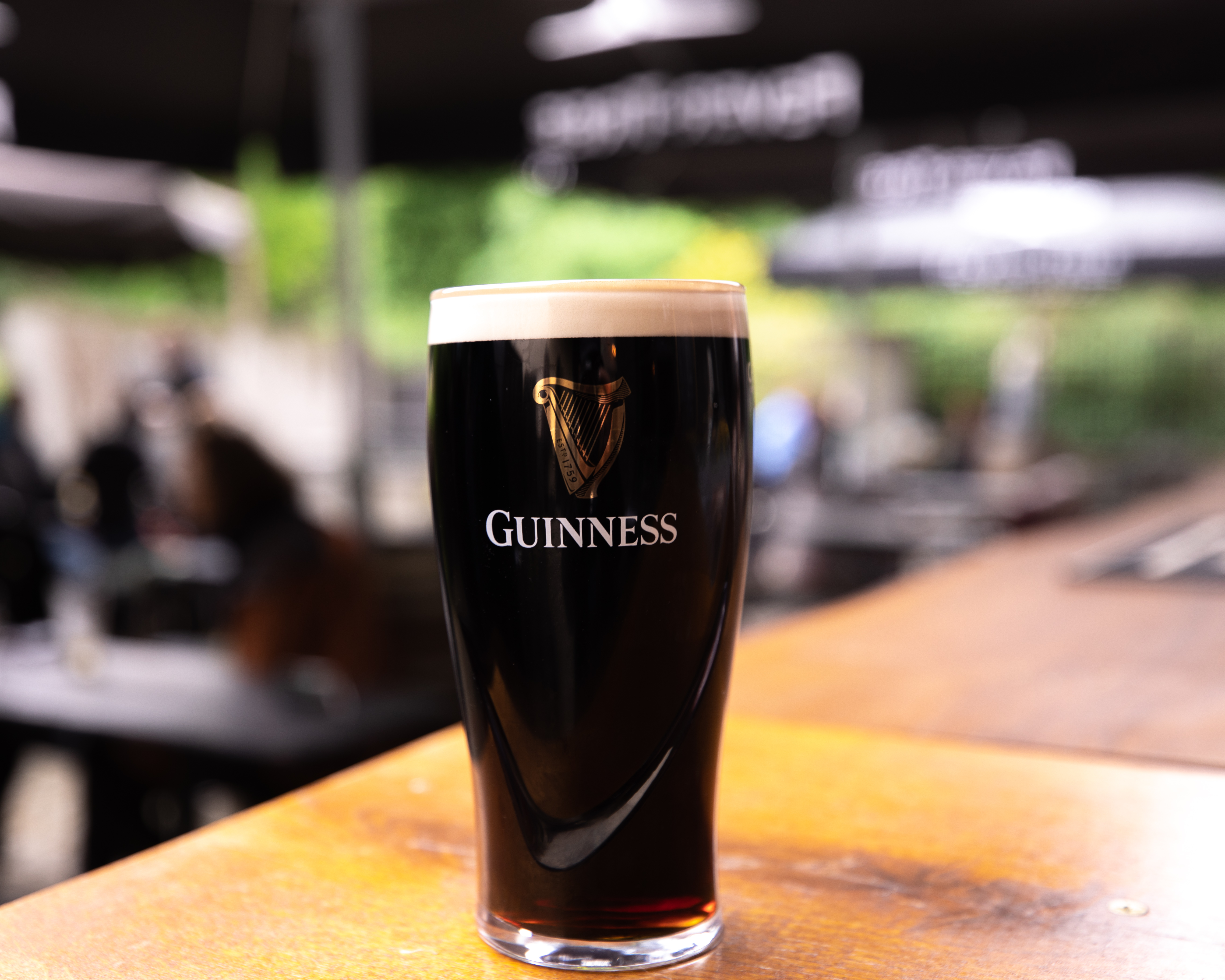 Draft beers and Guinness on tap at The CASTLE